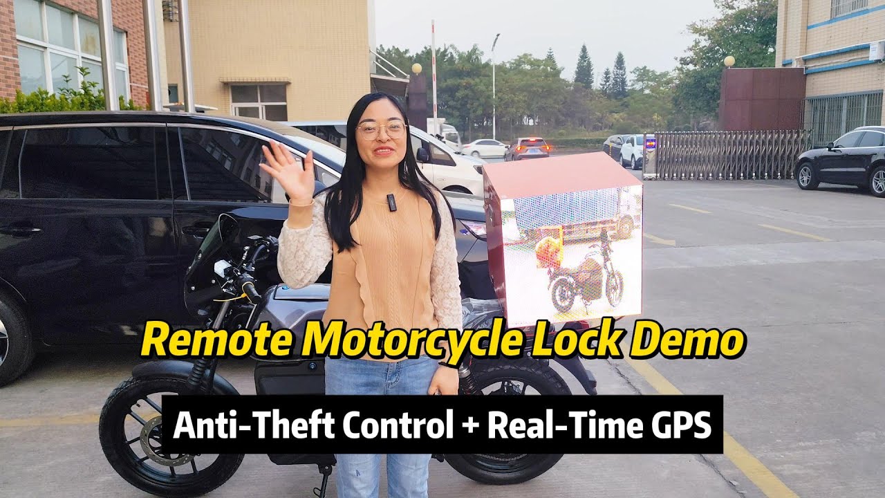 Remote Motorcycle Lock Demo | Anti-Theft Control + Real-Time GPS | Tycorun Smart VCU System