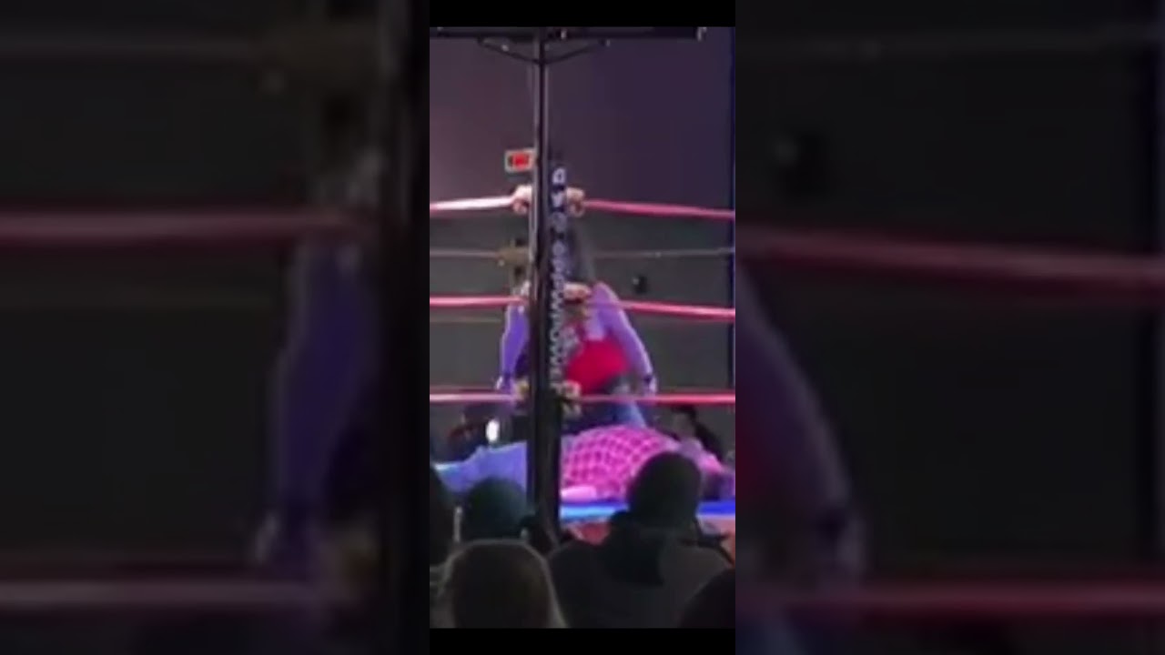I won my first professional wrestling match 