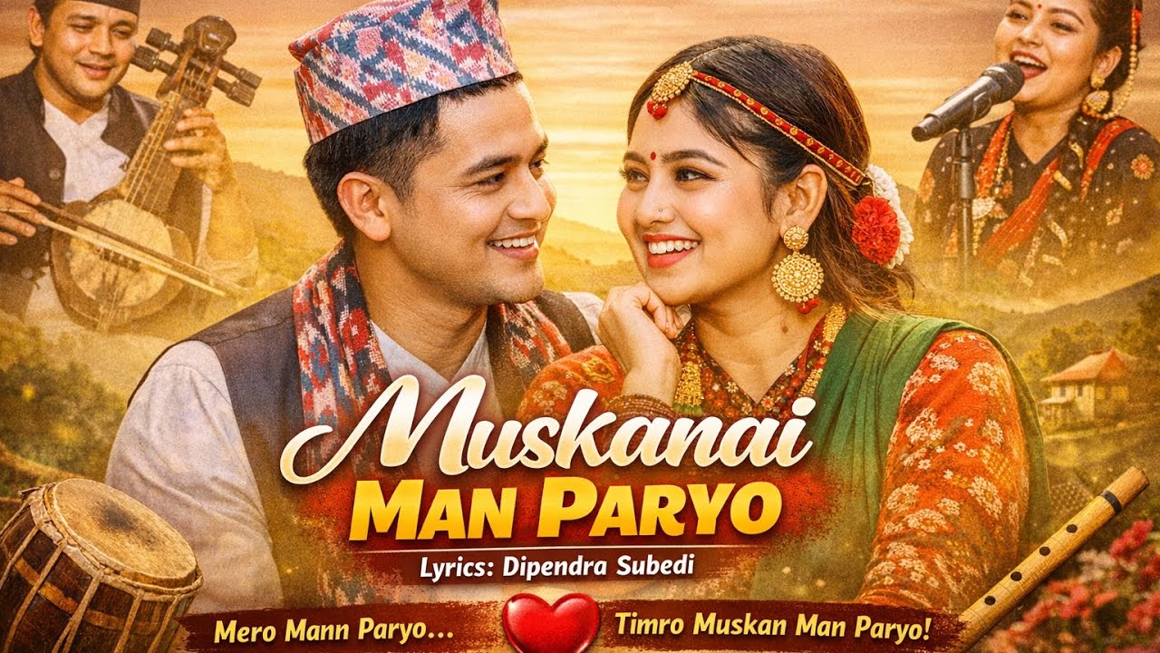 Muskanai Man Paryo | New Nepali Lok Dohori Song 2026 | Lyrics: Dipendra Subedi