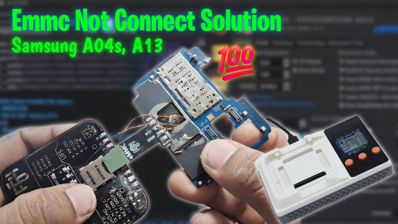Решение проблемы с подключением EMMC на Samsung A04S (F64 box) | Решение проблемы с подключением ...