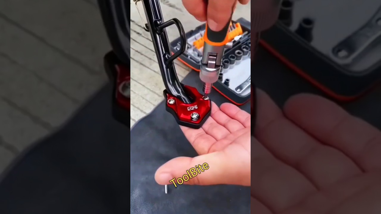 Motorcycle Side Stand Base Plate &ndash; Easy DIY Guide #viralshorts