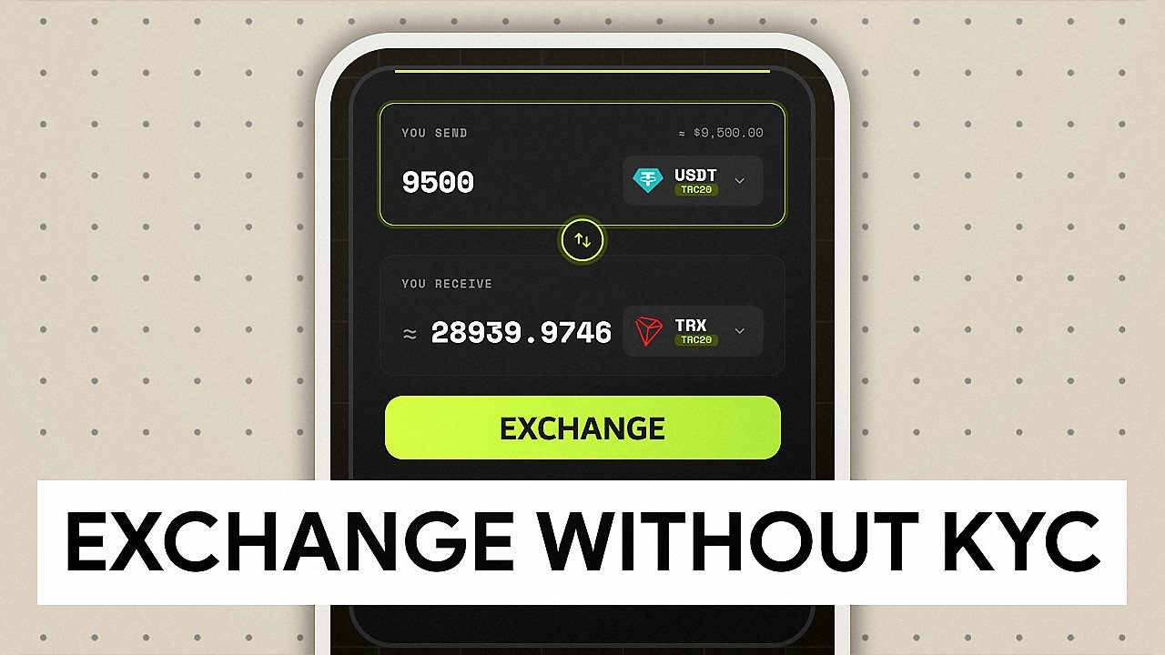 How to Exchange USDT to TRX Step by Step &ndash; No KYC in 2026