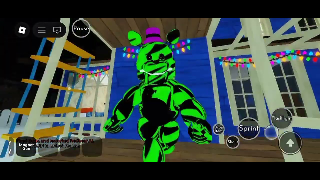 Играем в Fredbear, но в HelloNeybor! Часть 2/Roblox