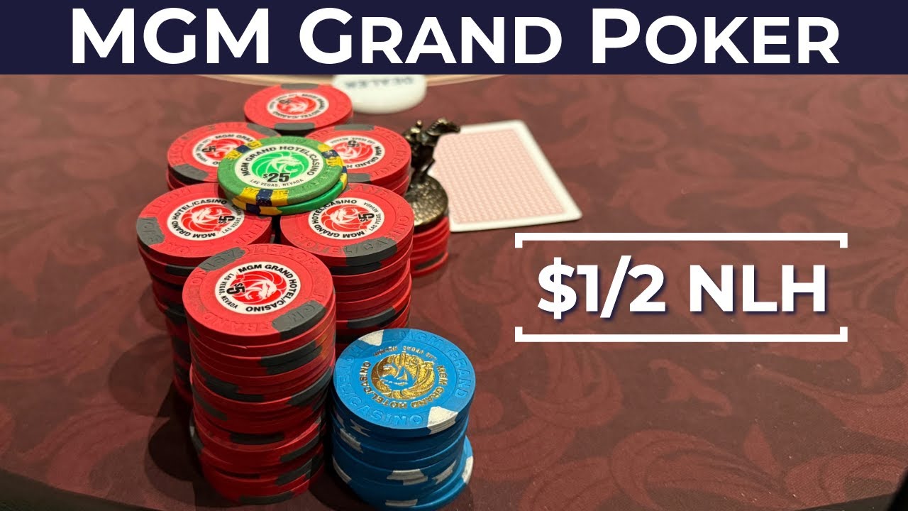 Texas ACTION at MGM in VEGAS!! || Poker Vlog #43