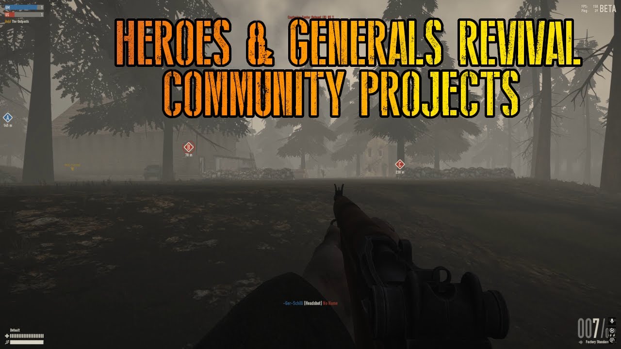 Overview of all Heroes & Generals revival community projects