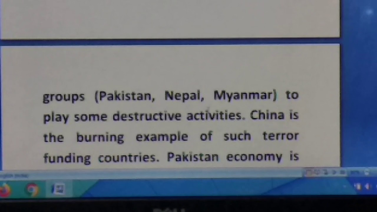 Terrorism in South Asia : A lecture