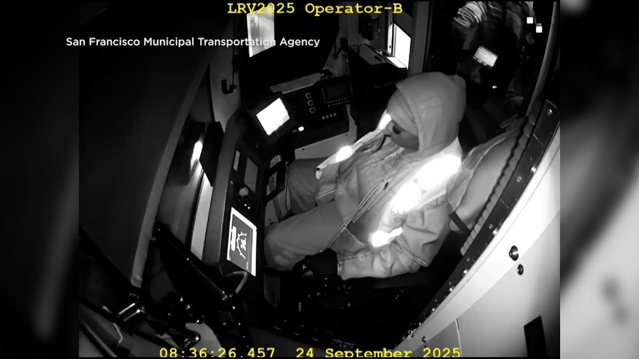 Video shows San Francisco light rail operator fall asleep as train speeds to 50 mph