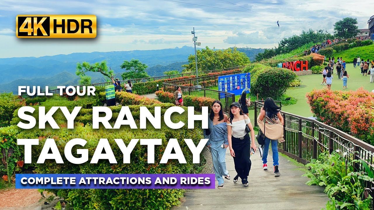 Ride All You Can at SKY RANCH TAGAYTAY | The Only Amusement Park with STUNNING Views!【4K HDR】