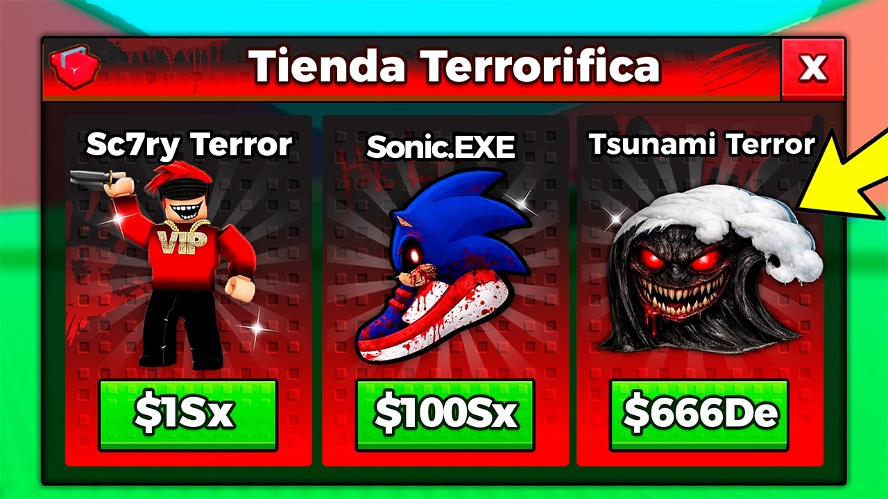 Tsunami Brainrot pero, tengo TIENDA TERRORIFICA?!