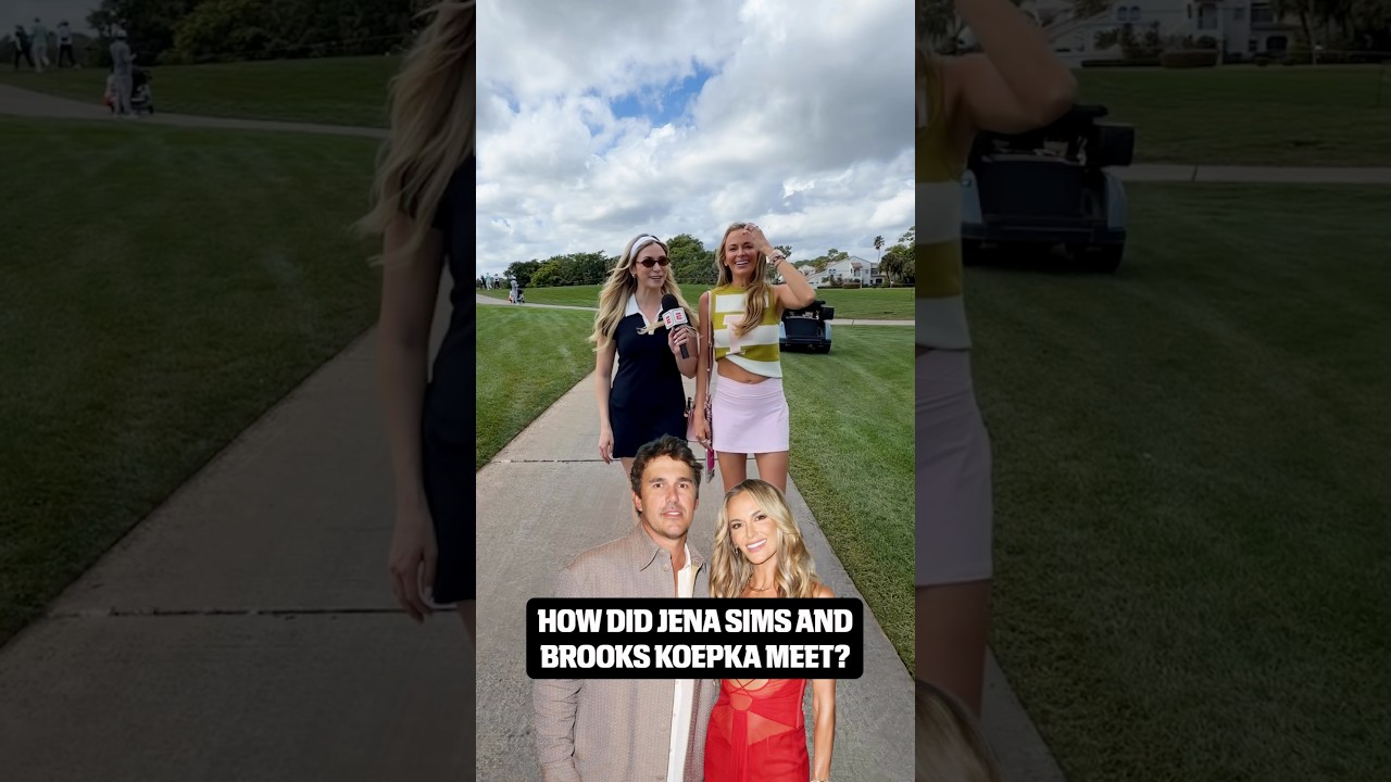 JENA AND BROOKS KOEPKA LOVE STORY #shorts