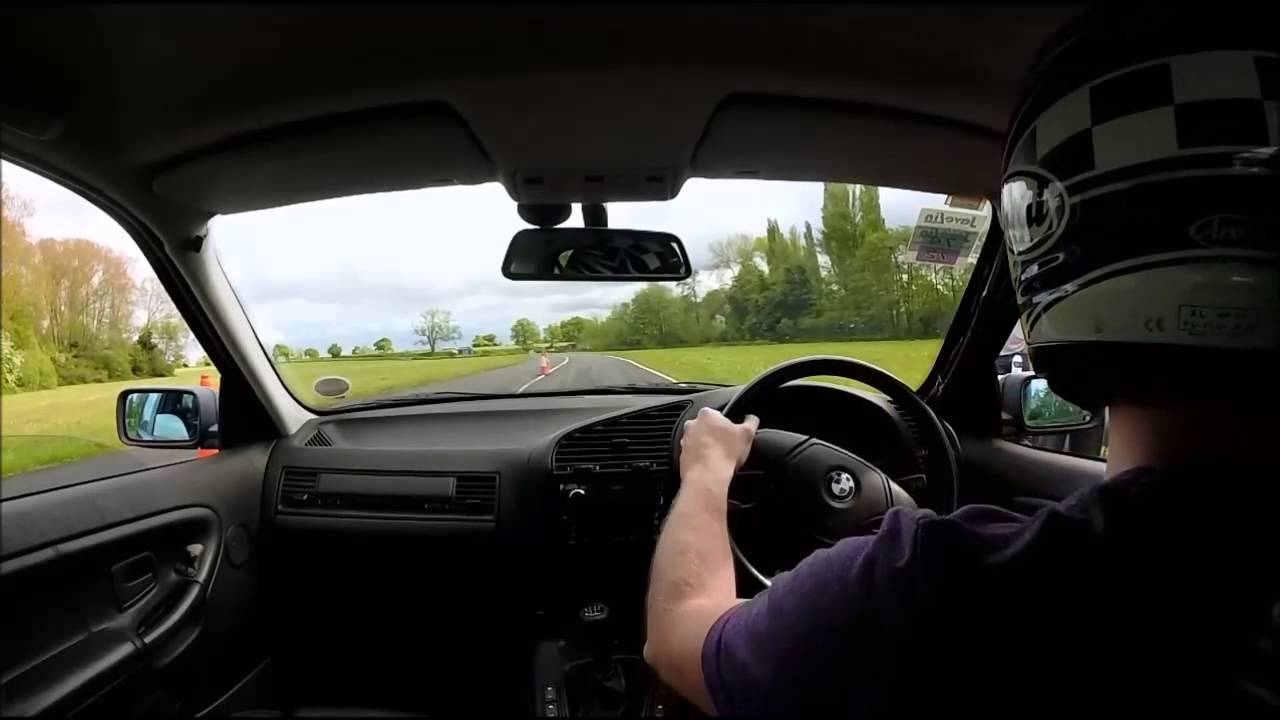 BMW E36 328i - Curborough 2015 testing Nankang NS-2Rs