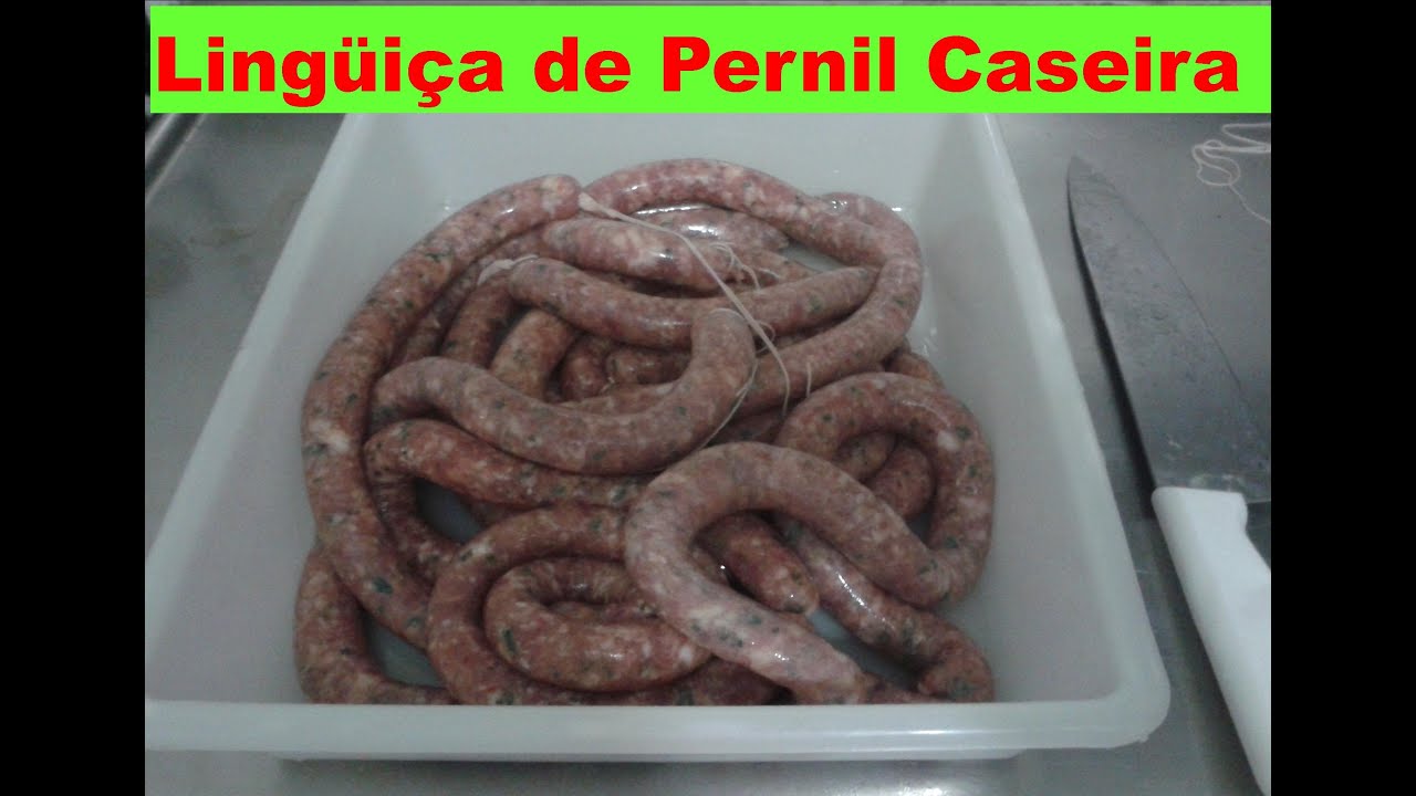Como fazer Linguiça Caseira