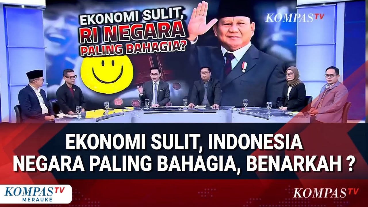 Ekonomi Sulit, RI Negara Paling Bahagia, Benarkah ? Apa Indikatornya ?