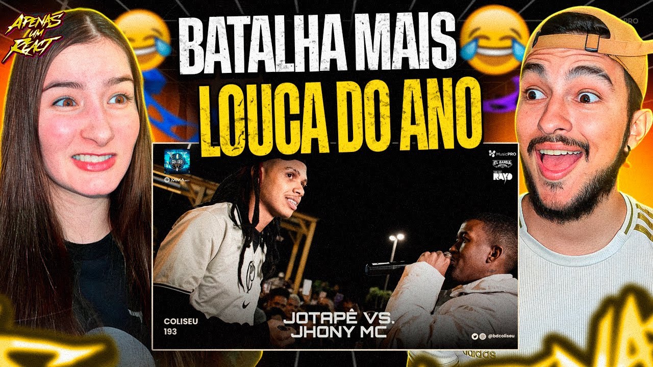 Apenas um react | JOTAPÊ (SP) X JHONY MC - 2° FASE - BATALHA DO COLISEU - EDIÇÃO 193