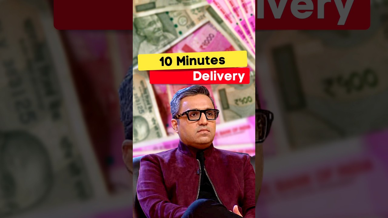 Ashneer Grover | On 10 Minutes Delivery Startup