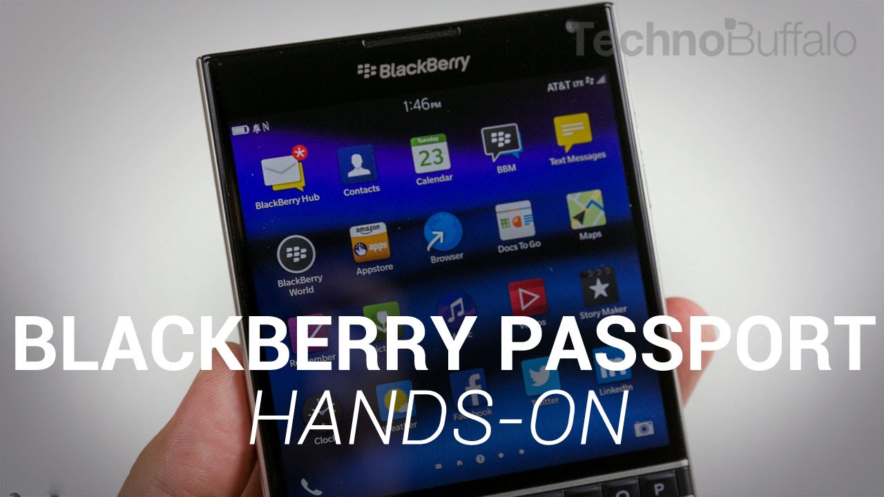 BlackBerry Passport Hands-On