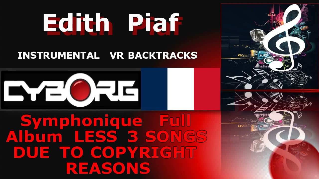 FUAS - Edith Piaf - Symphonique Full Album in INSTRUMENTAL VR BACKTRACKS