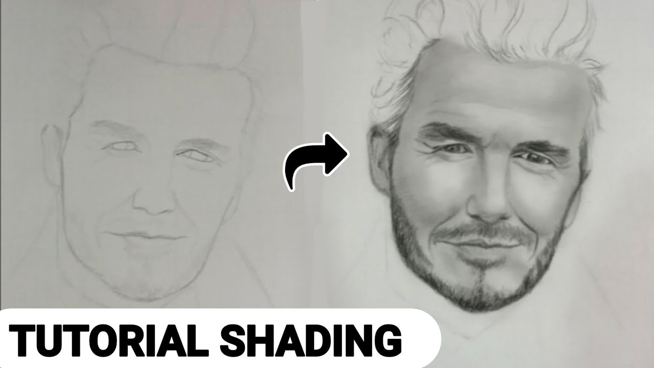 Cara Mengarsir Gambar Wajah dengan Pensil || TUTORIAL SHADING GAMBAR