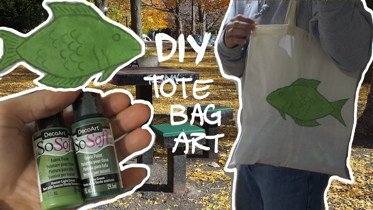 Staying Creative | DIY Tote Bag Art