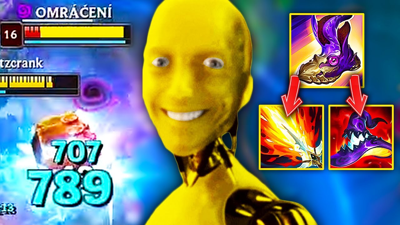 Blitzcrank.. ale jedu AP a jenom běhám po mapě