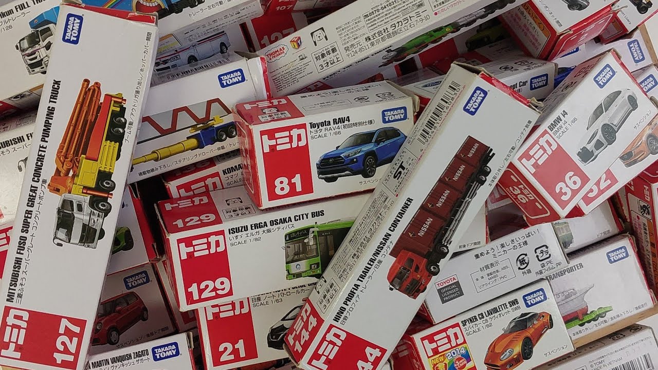 Satisfying Tomica Unboxing ASMR | Real Toy Car Sounds