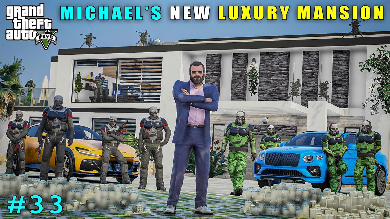 Michael Bought A New Luxurious Mansion | Gta V Gameplay