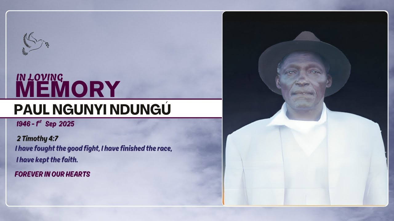 PAUL NGUNYI NDUNGÚ FUNERAL VIDEO