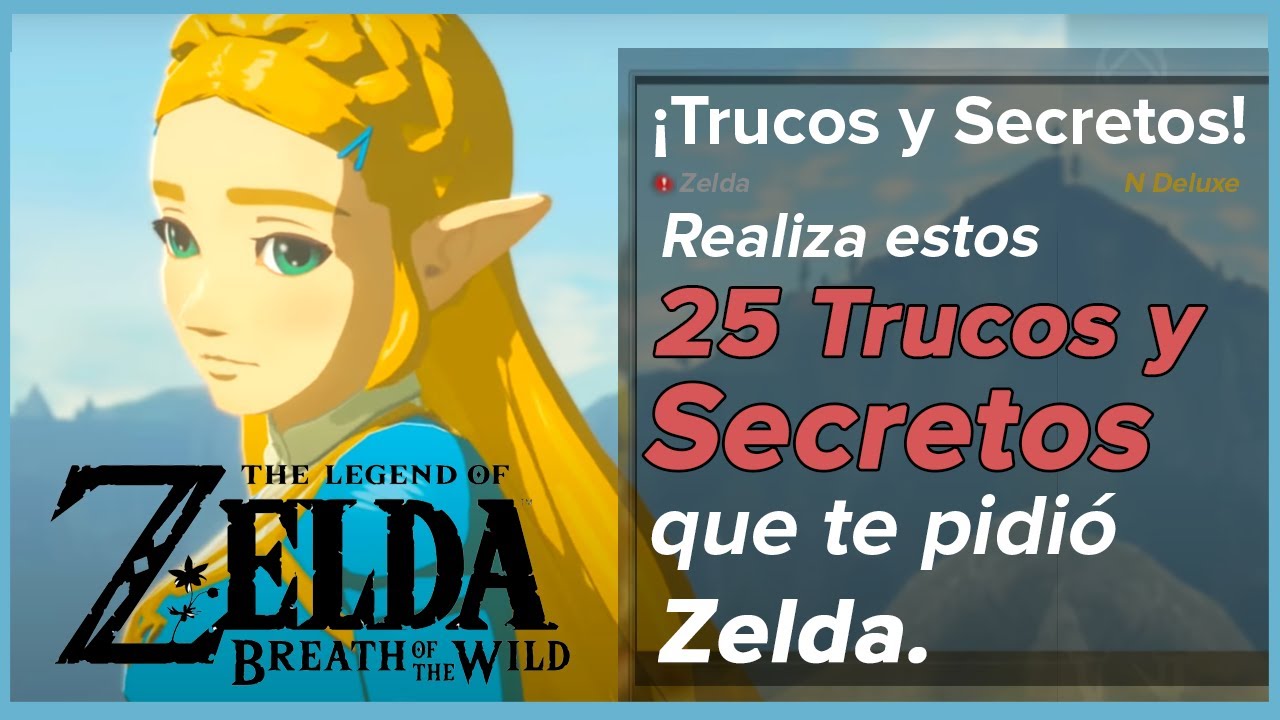 25 TRUCOS y SECRETOS de Zelda Breath of the Wild | N Deluxe
