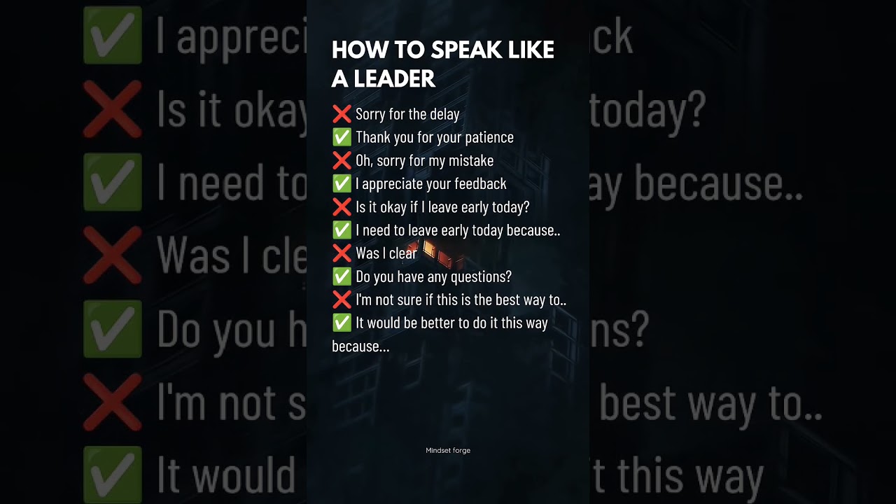 How to speak like a leader.. | #motivation #mindset #growth #leader
