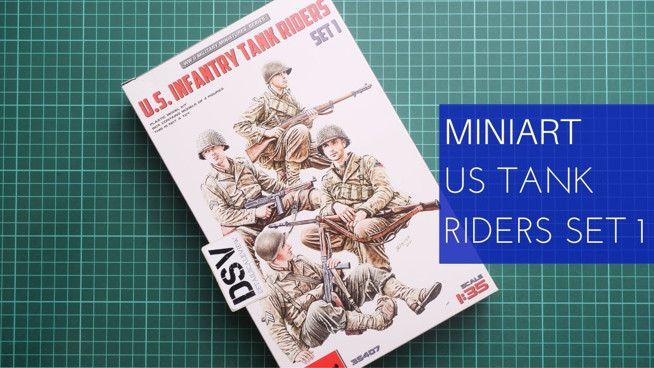 Miniart 1/35 US Tank Infantry Tank Riders Set 1 (35407) Review