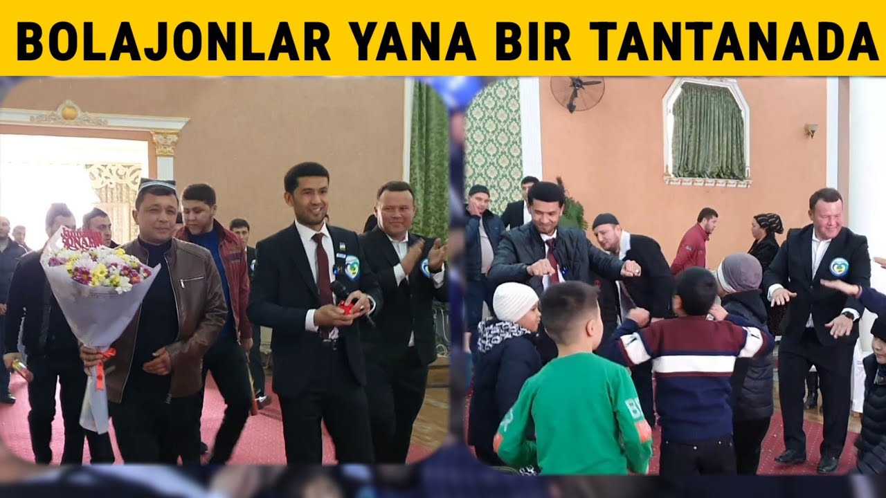 Bolajonlar yana bir tantanada !!!