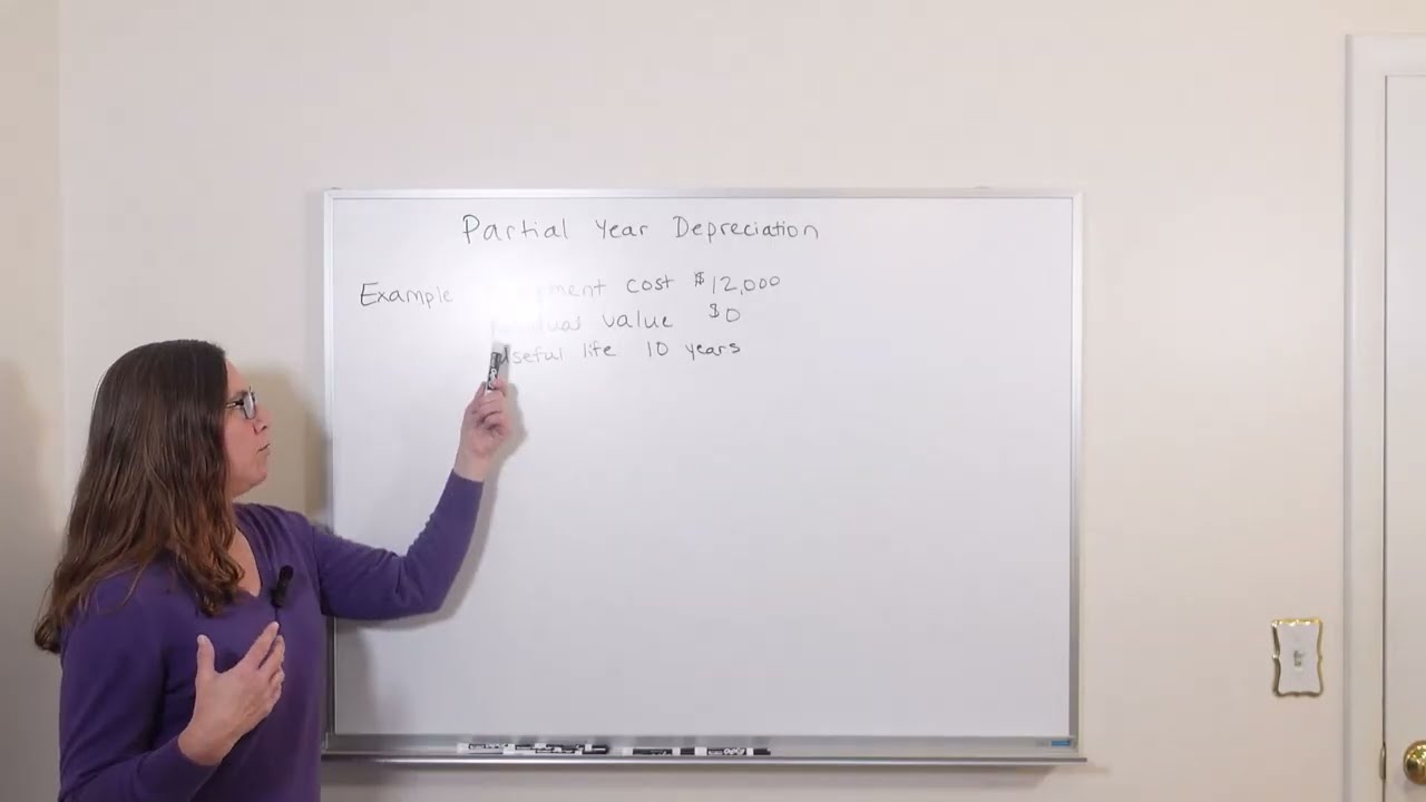 Accounting Principles: Partial Year Depreciation