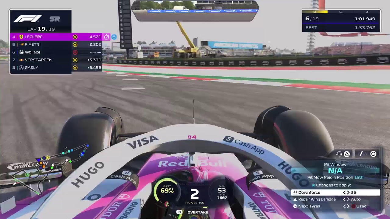 F1 25 my driver career mode season 5/10 round 19/24 racing with a controller (LET ME COOK) Cota