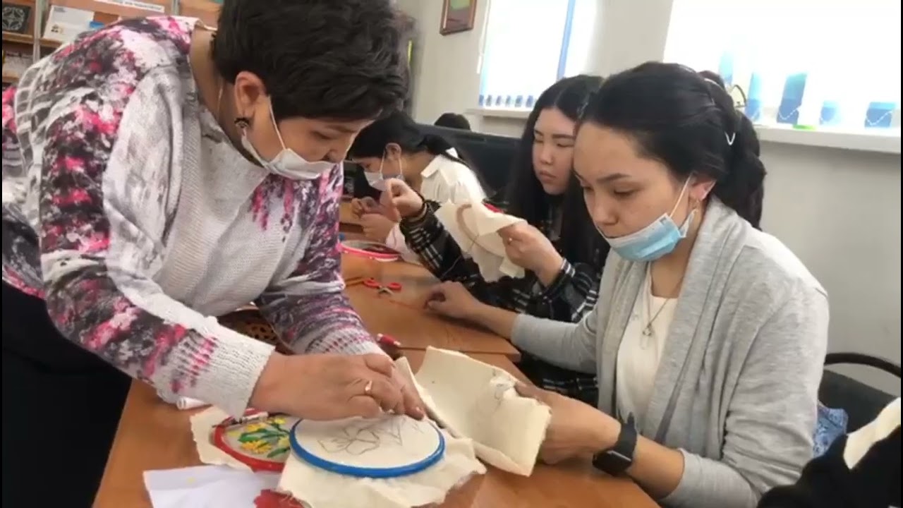 Қол өнері ашық сабақ Рахимбаева Т.К.