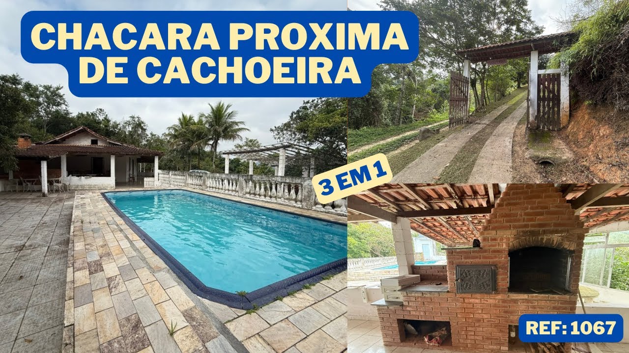 REF. 1067, CHACARA PROXIMA A CACHOEIRA EM PEDRO DE TOLEDO - SP, POR R$ 379.000,00.
