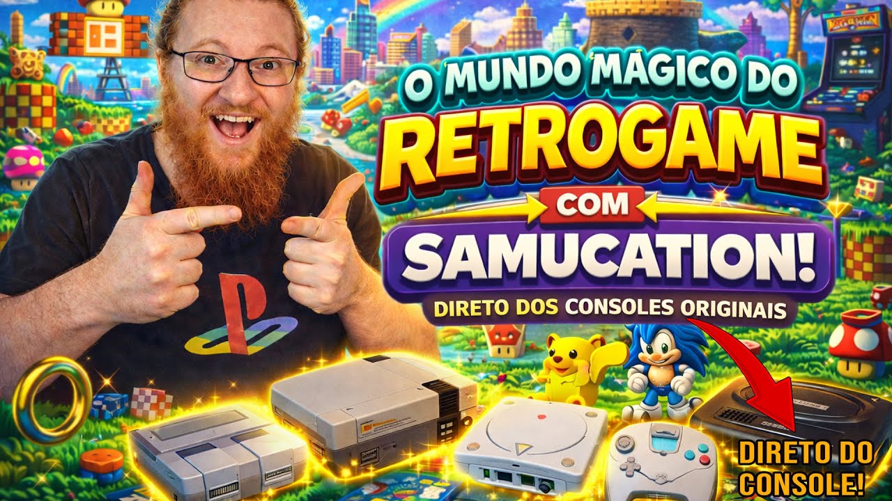 JOGUINHOS ANTIGOS S&Atilde;O OS MELHORES? LIVE DO SAMUCA RETRO