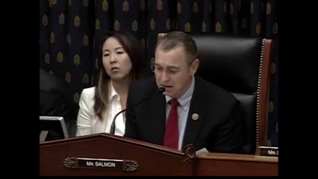 Subcommittee Chairman Salmon Questions Witnesses at Hearing on US-China Civil Nuclear Cooperation