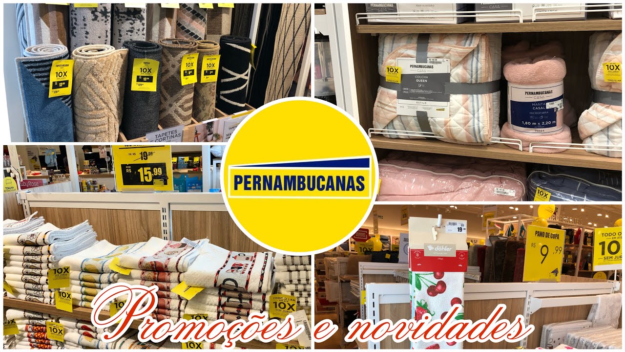 Liquidação e novidades lojas pernambucanas achadinhos em itens de cama mesa e banho para o lar.