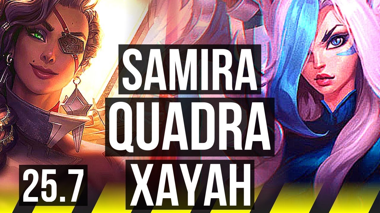 SAMIRA & Maokai vs XAYAH & Alistar (ADC) | Quadra, 17/2/4, Legendary | EUNE Challenger | 25.7