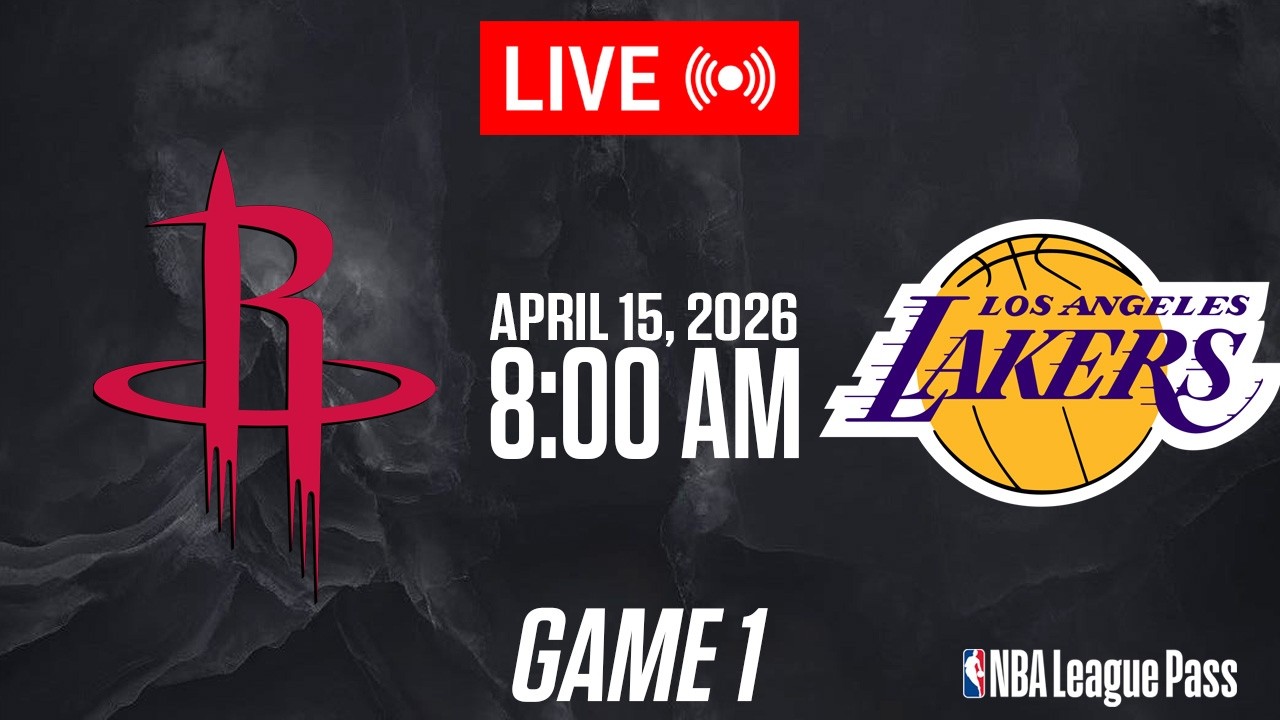 NBA LIVE! Houston Rockets vs Los Angeles Lakers GAME 1 | April 15, 2026 | NBA 2K26 GAMEPLAY
