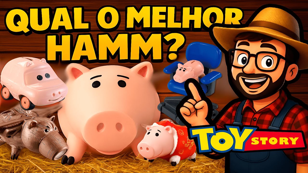 TOY STORY: HAMM Os Melhores Brinquedos do Porquinho!