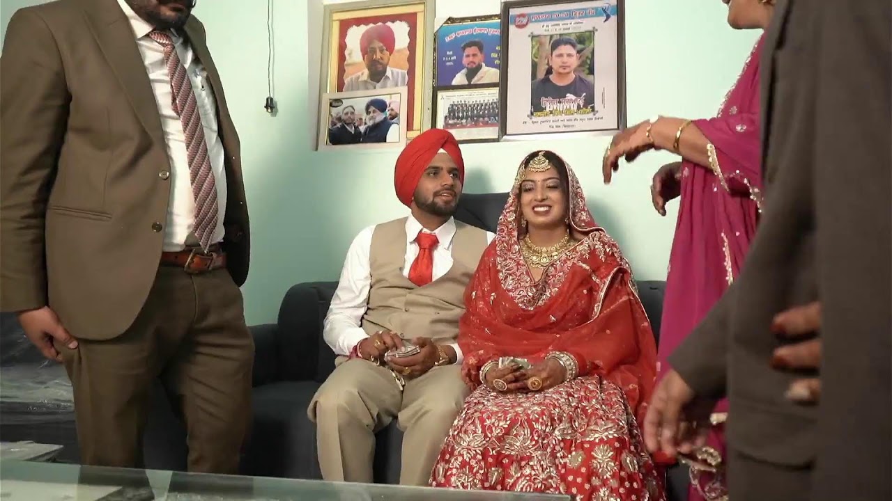 HARMANJOT SINGH GILL &  SUKHDEEP KAUR WEDDING Live Shaan photography Mudki 9463316097