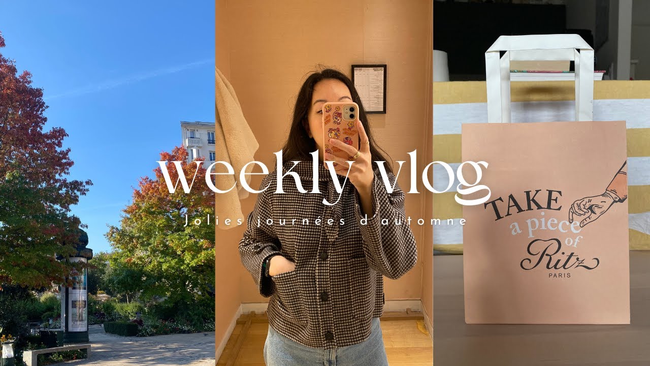 WEEKLY VLOG 🍂 L’automne est officiellement arrivé ! Mes tenues préférées, recettes, lectures…