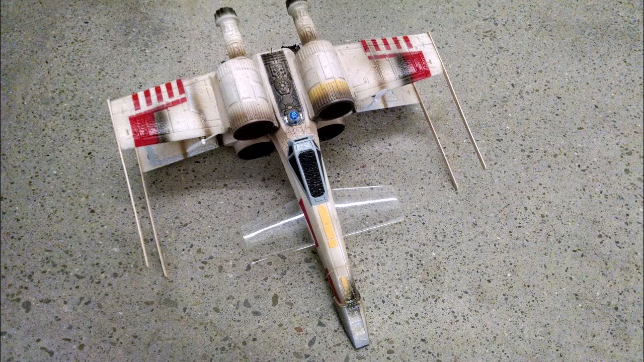 Very Modified Air Hogs Star Wars: Episode VII  Remote Control X-Wing Starfighter