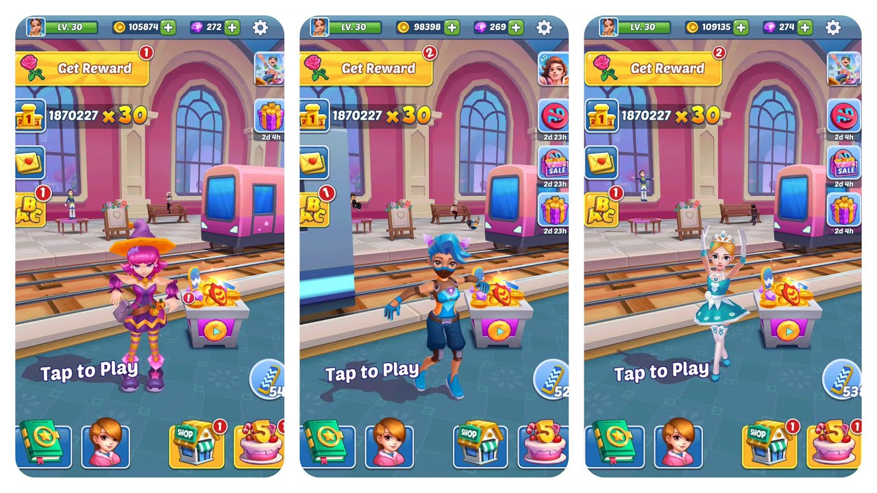 Subway Princess Runner Sweet Season Surbhi vs Kiki vs Princess