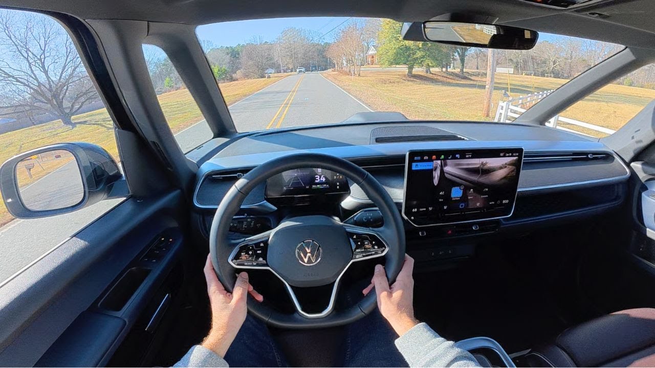 2025 Volkswagen ID Buzz Pro S Plus: POV Drive, Walkaround and ASMR