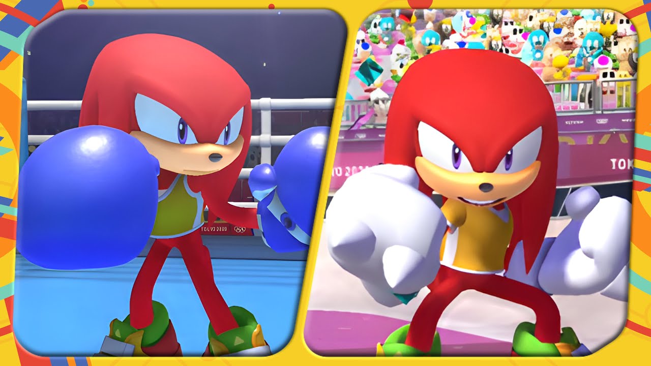 All 24 Events (Knuckles gameplay) | Mario & Sonic at the Olympic Games Tokyo 2020 (Switch)