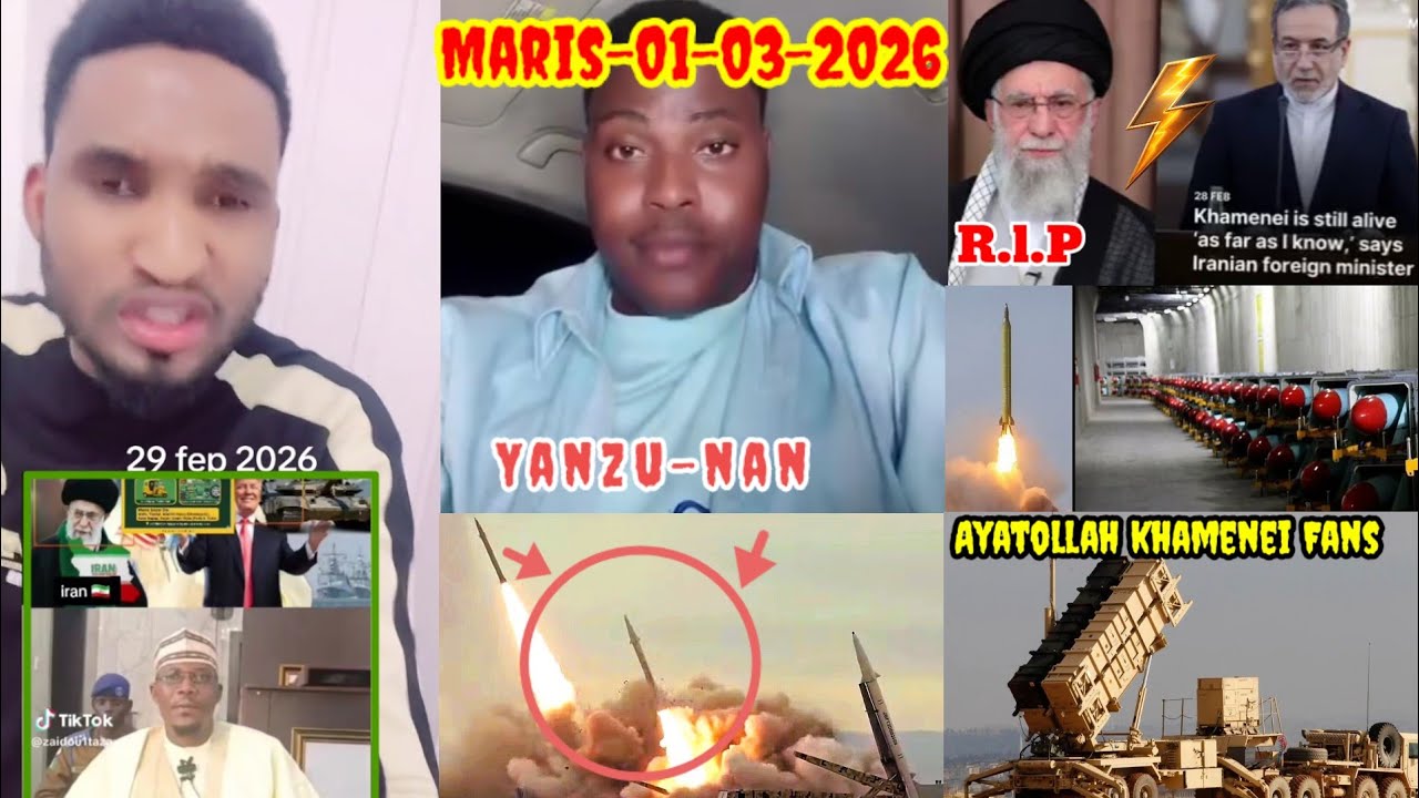 Maris-01-03-2026/ Ta tabbata (Ayatollah khamenei) Na cikin Koshin Lafiya ✅daga Jaridori dadama❓