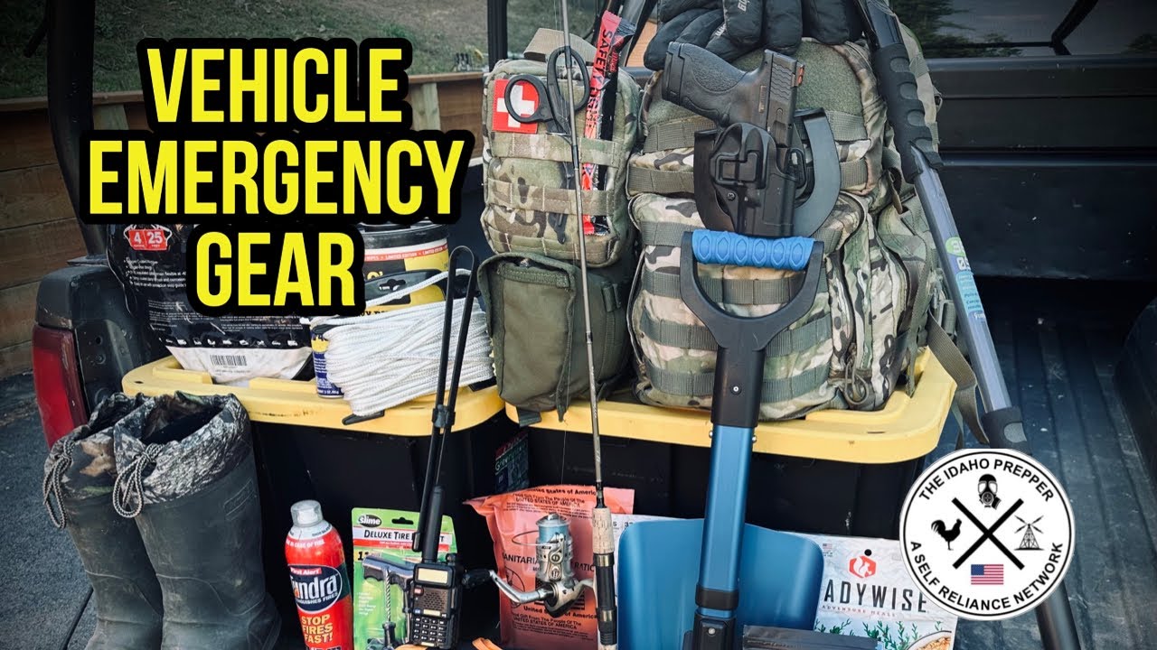 My 2024 Vehicle Emergency Gear & Winterized Get Home Bag! Preparing For Anything & Everything! SHTF