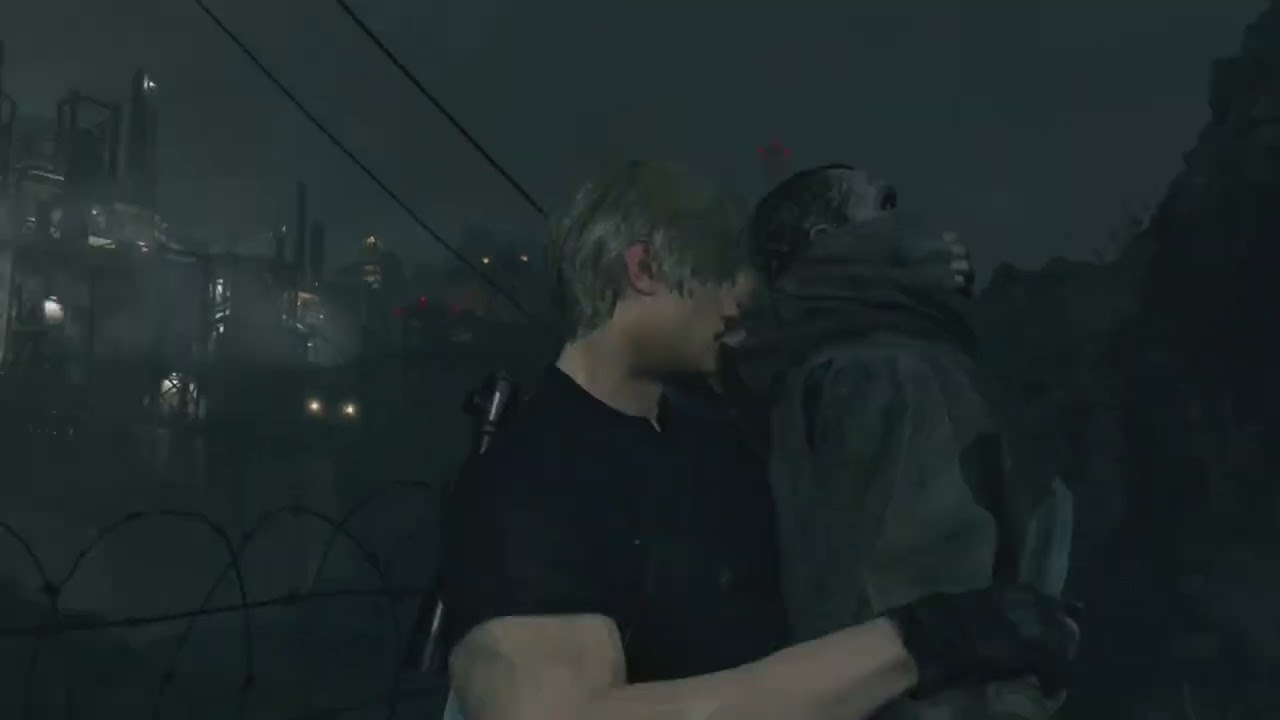 playing a little re4 before bed